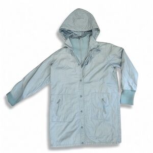 Vintage Willow Lane Women’s Insulated Hooded Winter Coat Blue Size Medium Jacket